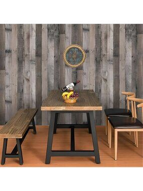 Wood Peel and Stick Wallpaper Wood Plank Wallpaper 17.7inch x 118